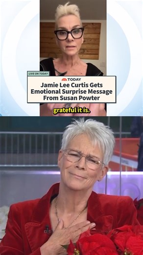 85K views · 916 reactions | "It's why we're here." Jamie Lee Curtis opens up about producing the documentary "Stop the Insanity: Finding Susan Powter” and gets emotional after receiving a video message from Susan Powter. | Today Show | Facebook