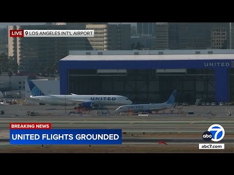 Ground stop issued for United Airlines flights across US, FAA says