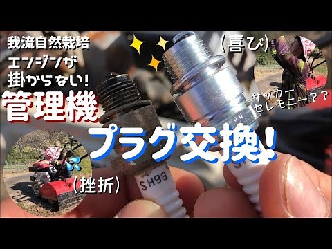 管理機(ミニ耕運機)のプラグ交換！(エンジンが掛からない時)MMR60 マイボーイ[我流自然栽培]