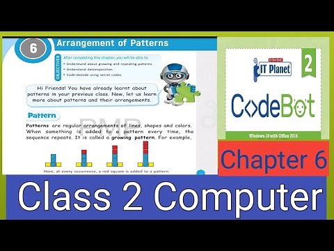 Arrangement of Patterns + Solution | Class 2 Computer Chapter 6 #codebot #aps