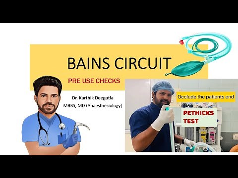 BAINS CIRCUIT & ITS PRE USE CHECKS | OT Clinics by Dr. Karthik Deegutla | Anaesthesia lectures