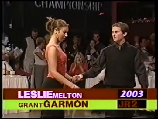 Leslie Melton and Grant Garmon at the 2003 Shag National