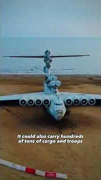 The Lun class Ekranoplan, a Soviet feat of engineering #history #engineering