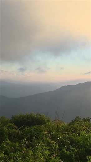 노고단 정상에서 8월 1일 6시 4분