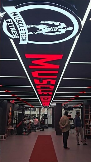 luxurious Gym Lighting design #gymlighting #interiordesign #gym