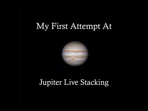 Jupiter Live Stacking 11 JAN 2026 | My First Try At Live Stacking