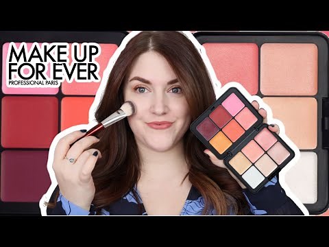 MAKEUP FOREVER HD SKIN BLUSH & GLOW FACE PALETTE | review + cheek swatches!