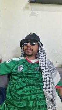 Hoba's reaction to Mexico's first goal against South Africa