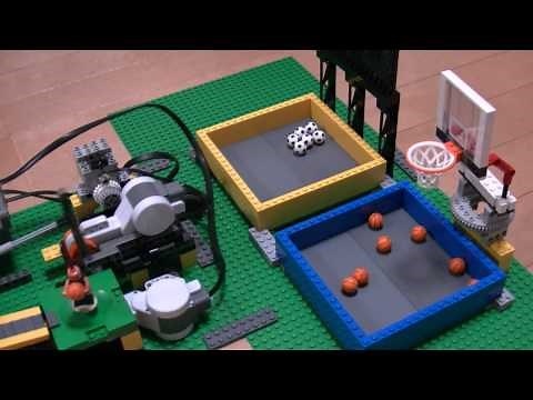 LEGO ball shooter
