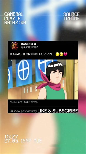 KAKASHI CRYING FOR RIN...🥺💔