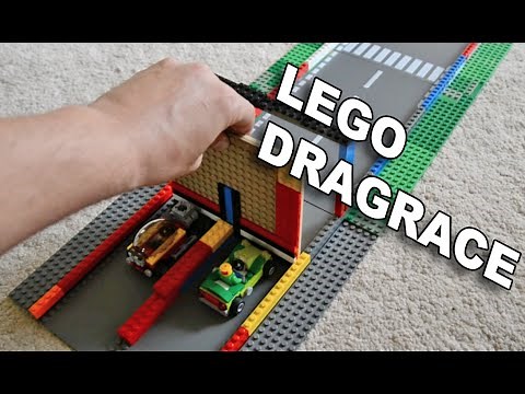Lego City DRAG RACE !! cars and track and fun !!
