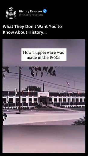 History | Ancient History on Instagram: "In the 1960s, Tupperware was manufactured through a refined injection-molding process that allowed the company to mass-produce durable, lightweight plastic containers with the distinctive airtight “burping” seal that made the brand famous. Polyethylene pellets were heated until molten, then injected under pressure into precision-engineered metal molds that shaped everything from bowls and tumblers to the iconic storage lids. Once cooled and released from 