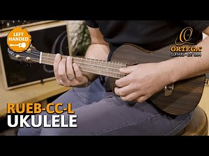 ORTEGA GUITARS | Timber Series | RUEB-CC-L | Left-handed Ukulele