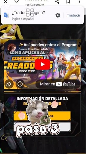 Cómo entrar al programa de Mini influencers #parati #freefire