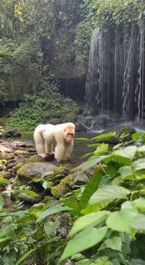 41K views · 330 reactions | Rare Albino Gorilla Captured on Camera at...