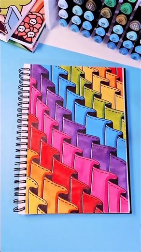 Colorful marker drawing for your sketchbook ✨️🌈