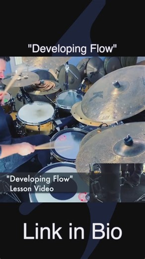 Justin Scott on Instagram: "“Developing Flow” Lesson Video 🥁🎥 If you’re interested in learning how to play this, I’ll teach it to you note for note in my hour long lesson video “Developing Flow”. The lesson includes a PDF with this entire performance written out for you. It’s a massive exercise that I call a “practice chain”. This “practice chain” concept has been extremely effective in helping me develop my flow and I would love to share it with you. CLICK THE LINK IN MY BIO TO CHECK OUT THE 