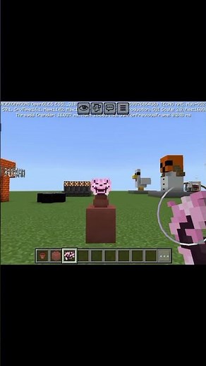 How to build a flower pot in minecraft bedrock edition #shortfeed #minecraft