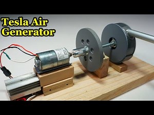 Tesla Air Generator. How to make super strong Tesla air turbine from PVC pipe