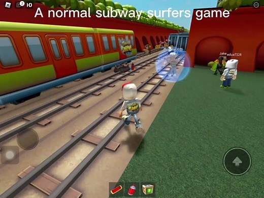 Subway Surfers in Roblox Gameplay