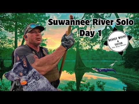 7 days Alone in a Canoe - Suwannee River, Florida Day 1