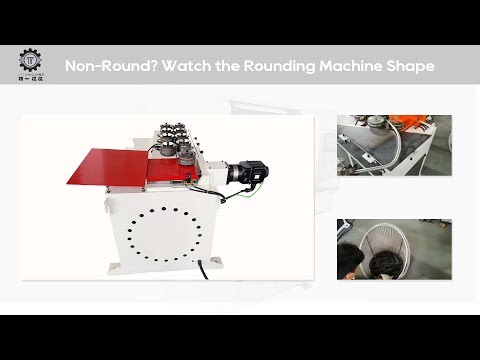 Not Just Circles! See What Our Rounding Machine Can Really Do 🔥 Precision Non-Round Forming Demo