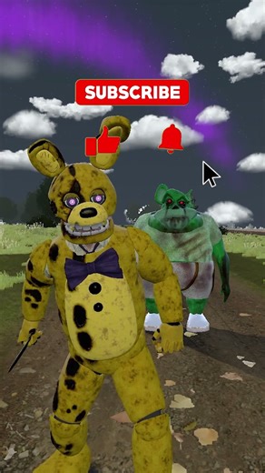 SPRING BONNNIE fnaf Vs. FAT DEVIL #shorts