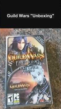 Guild Wars "Unboxing" #gaming #guildwars #mmorpg