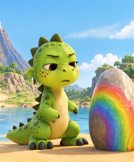 Dino Dazzle loses the Rainbow Egg! #dinodazzle #dinosaur #kidsshorts #kidsvideos #funforkids
