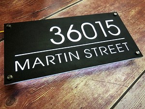 House Numbers Sign Lighted, Vertical and Horizontal House Numbers, Illuminated Address Sign , Modern House Number Sign, LED Light Box - Etsy