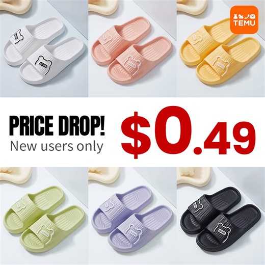 Buy slippers on Temu and enjoy big discounts. | Temu