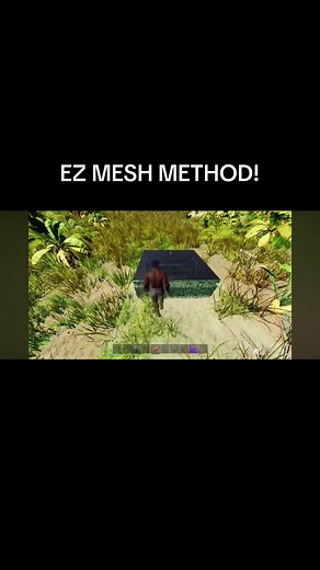 Innovative Mesh Method for ARK: Survival Evolved Base Building