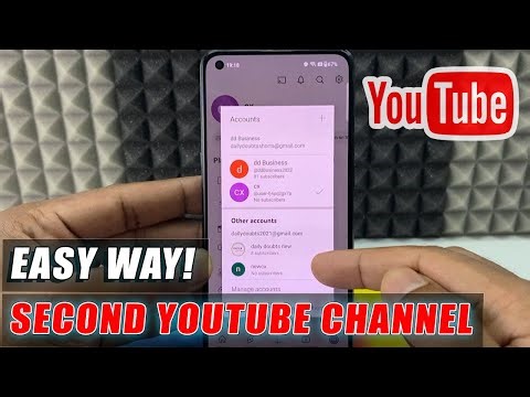 how to create second youtube channel on android phone (2025)