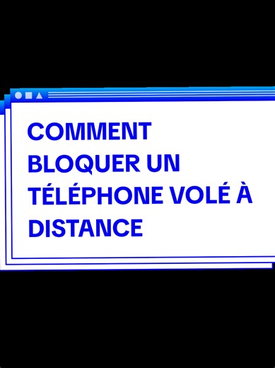 Comment bloquer un téléphone volé à distance #bloquer_telephone #telephone_volé #securiser_telephone