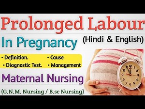 Prolonged Labour In Hindi // Prolonged Labour Nursing Lecture