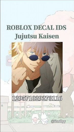 ROBLOX || Jujutsu Kaisen Decal Ids Code #roblox #decals #anime #jujutsukaisen