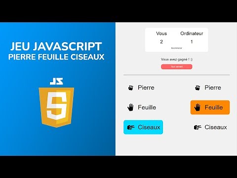 JEU JAVASCRIPT - PIERRE FEUILLE CISEAUX