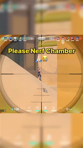 Chamber must Nerf or Not ? You decide 😷 #valorant