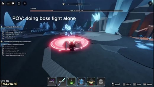 Defeating the Final Boss in The Forge Game