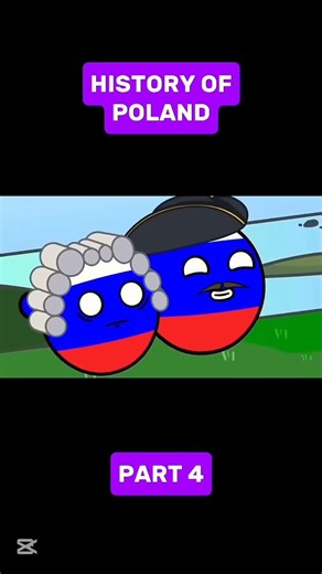 History of Poland 🇵🇱 Part 4 #history #countryballs #poland Sub for More 😉