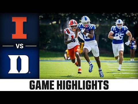 Illinois vs. Duke Game Highlights | 2025 ACC Football