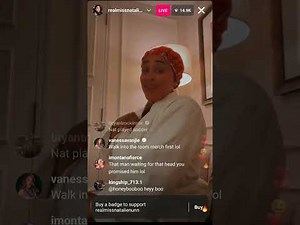 Natalie Nunn goes live on IG and drags TommieLee and puts up 20k for her to show up to the fight ‼️