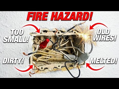 How To Clean Up A Messy Cluttered Electrical Box! DIY