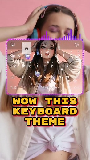 Personalized Keyboard Theme with Custom Video