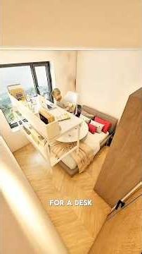 Skip The Bed And Redesign A Small Bedroom For Maximum Space #home #design #shorts