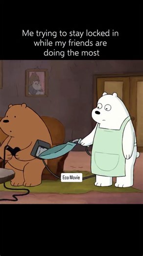 Eco Movie on Instagram: "🤣 Interesting Fact: We Bare Bears (2015–2019) — The voice of Ice Bear, Demetri Martin, is known for his deadpan comedy style, which perfectly matches the character’s stoic and reserved personality. Interestingly, Ice Bear refers to himself in the third person because the creators wanted to emphasize his unique, slightly detached outlook on life compared to his more expressive brothers. To make the bears’ interactions feel more authentic, the animators often studied the