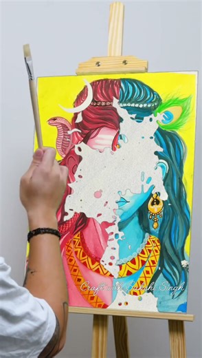 Krishna Ji ❤️#painting #shorts #viralvideo #trending