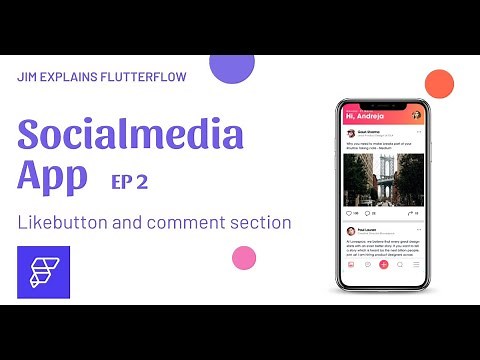 FlutterFlow - Like Button And Comment Section