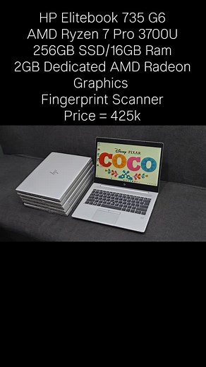 Laptops | Dell | HP | Lenovo | Acer | Asus | MSI | Razer on Instagram: "AWOOF Foreign Used HP Elitebook 735 G6 AMD Ryzen 7 PRO 3700U w/ Radeon Vega Mobile Gfx 2GB Dedicated AMD Radeon(TM) Vega 10 Graphics 256GB Solid State Drive (Upgradable to 2TB SSD or More) 16GB DDR4 Memory (Upgradable to 32GB) Backlit keyboard 1920X1080 Full HD Display 13 Inches Display Fingerprint Scanner Thin Bezels Bluetooth and Webcam enabled Comes with Original Charger Price = 425k Call/DM/Whatsapp = 07035646848, 080339