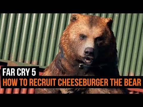 Far Cry 5 - How To Recruit Cheeseburger The Bear
